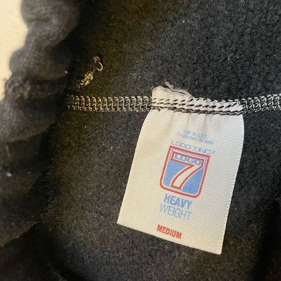 VINTAGE LOGO 7 Oakland Raiders 1991 Sweatpants Men Medium Black 90s - Picture 8 of 10